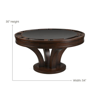 Poker Dining Table Hamilton, Round, 54